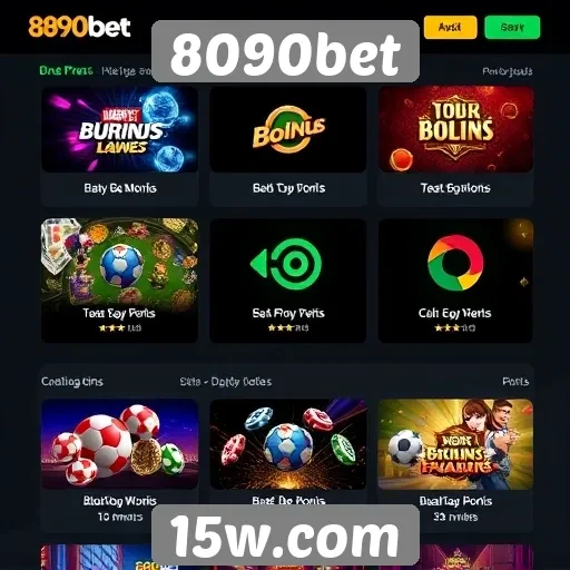 Ofertas e bônus disponíveis na 8090bet